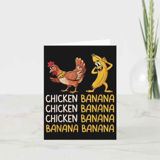 Carte Banane de poulet (Devant)