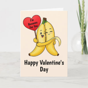 Carte Banane Saint-Valentin