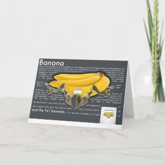 Carte Bananes PostCard