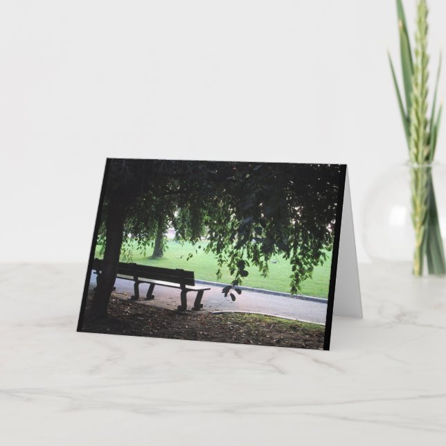 Carte Banc de parc (Devant)