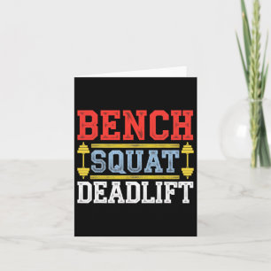 Carte Banc Squat Deadlift Barbell Bodybuilding 1