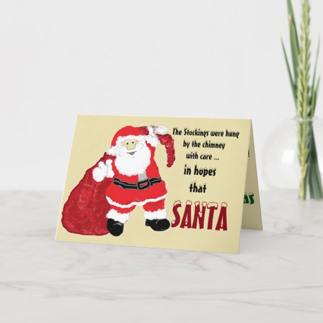 Carte bancaire père Noël (Devant)