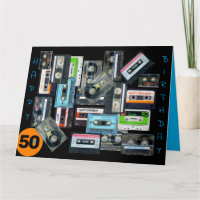 Bande audio rétro Cassette Mixbande Nom Anniversai