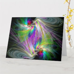 Carte Bande de framboises et de colombes Vide BIG Card