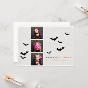 Carte Bande de photo de Halloween - lumière