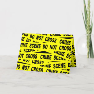 Carte Bande de scène de crime