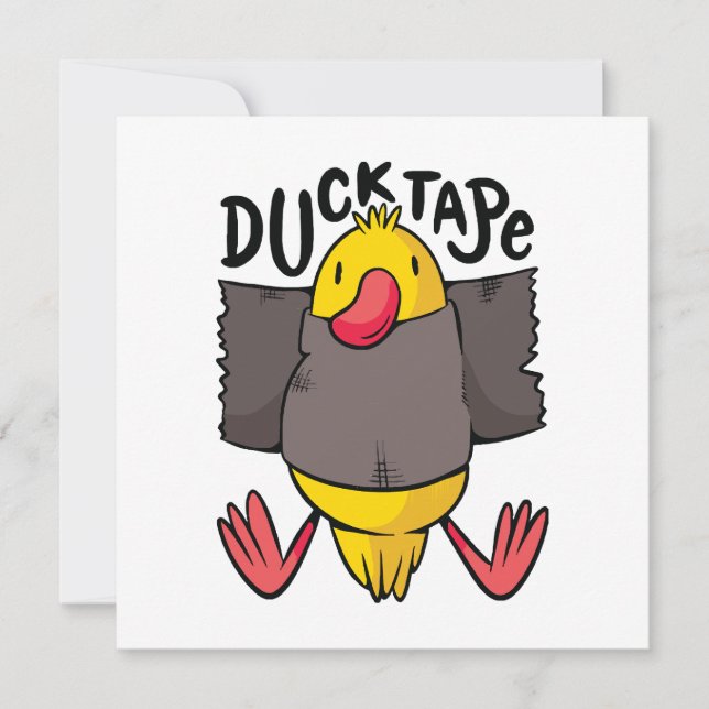Carte Bande Drôle Duck (Devant)