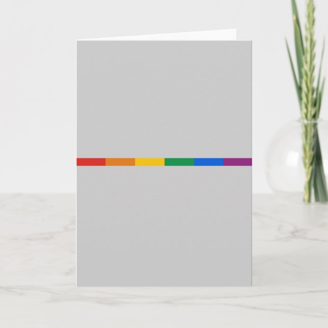 Carte Bande gay pride (Devant)