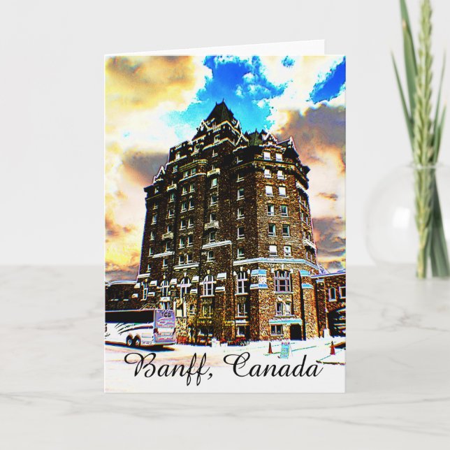 Carte Banff, Canada (Devant)