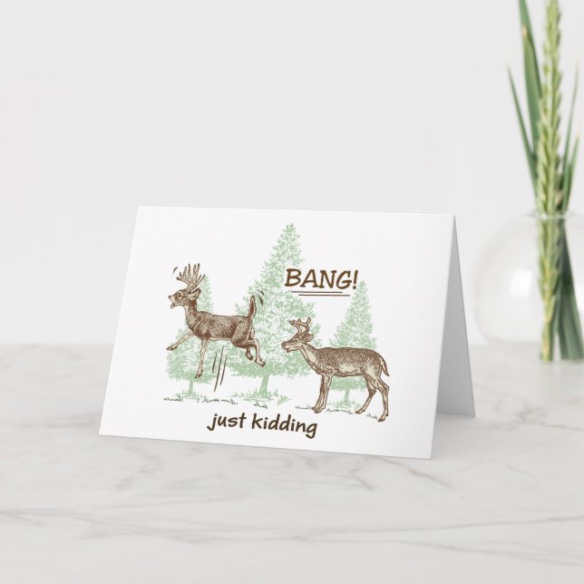 Carte Bang ! C'Est Juste Du Raisonnement ! Humour de cha (Devant)