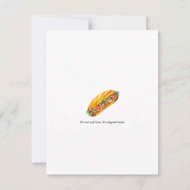 Carte Bánh Mì (Devant)