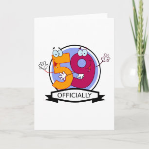 Carte Bannière d'anniversaire officielle 59