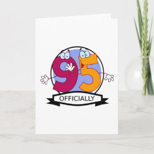 Carte Bannière d'anniversaire officielle 95