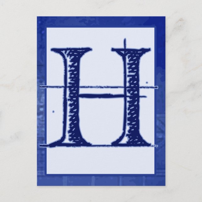 Carte Bannière "H" (Devant)
