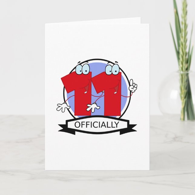Carte Bannière officielle 11 Anniversaire (Devant)