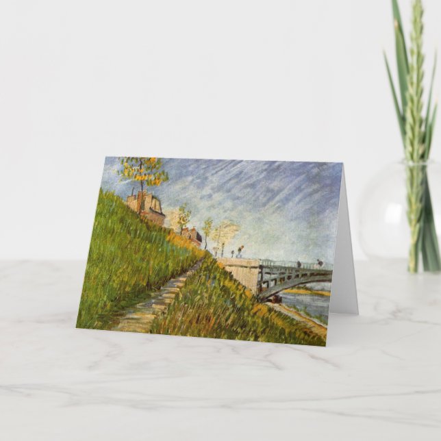 Carte Banques de Seine, Pont de Clichy par Vincent van G (Devant)
