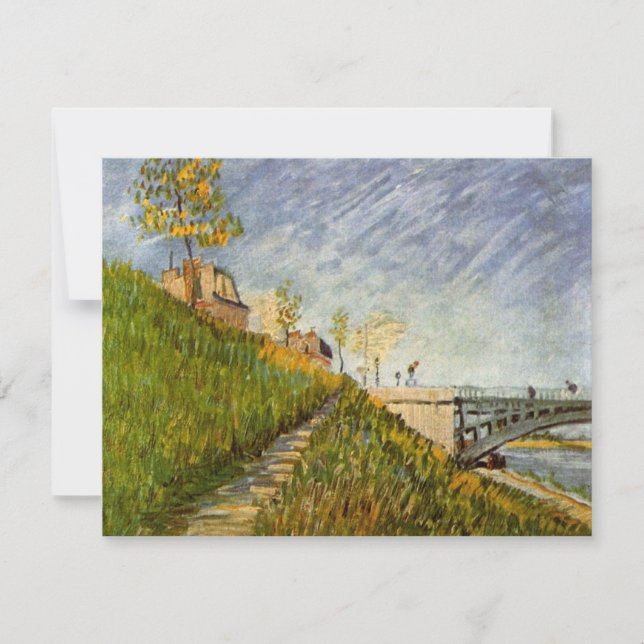 Carte Banques de Seine, Pont de Clichy par Vincent van G (Devant)