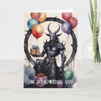 Carte Baphomet Birthday Balloons & Gifts Gothic