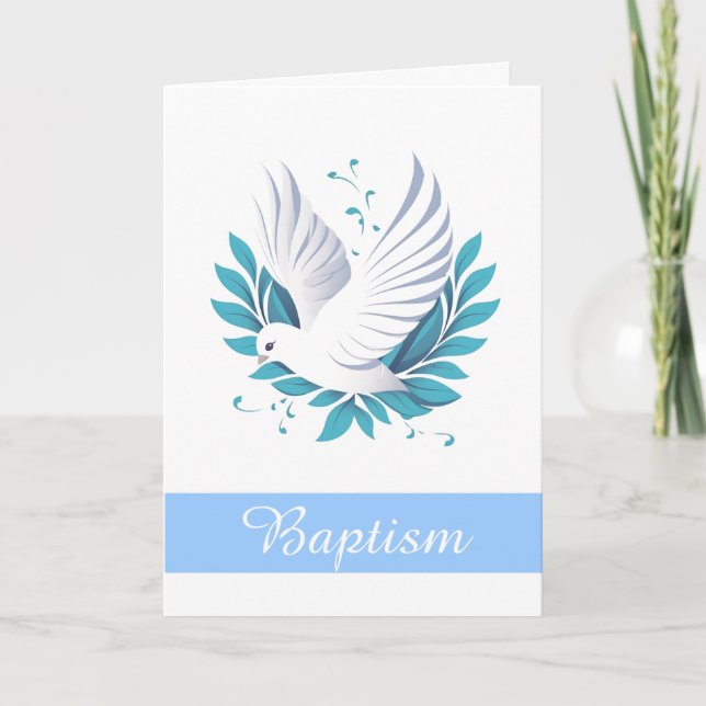 Carte Baptême (Devant)