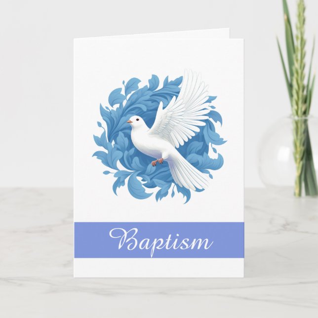 Carte Baptême (Devant)