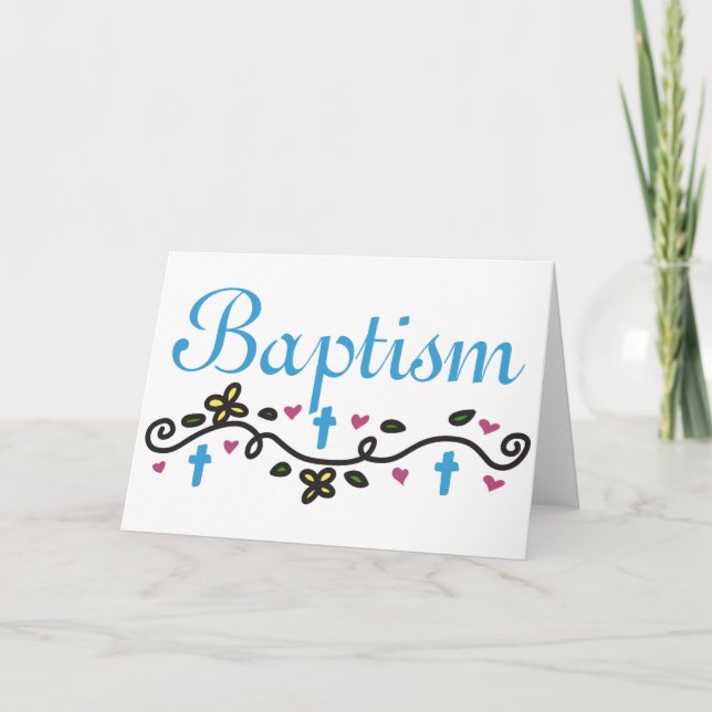 Carte Baptême (Devant)