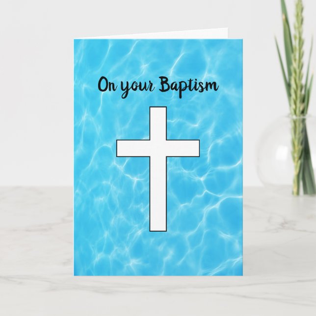Carte Baptême (Devant)