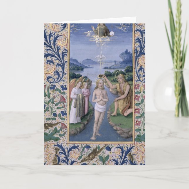 Carte Baptême du Christ (Devant)