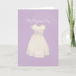 Carte Baptême fille
