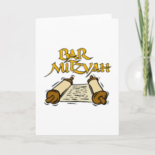 Carte Bar Mitzvah