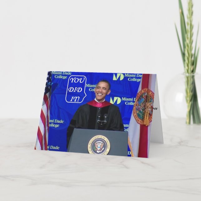 Carte Barack Obama (Devant)