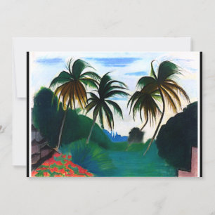 Carte Barbade, tableau de Joseph Stella