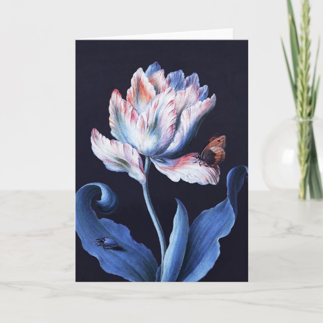 Carte Barbara Regina Dietzsch : Tulipe de perroquet (Devant)