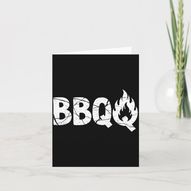 Carte Barbecue Bbq Joke Gift For Grill Timer Smoker Camn (Devant)