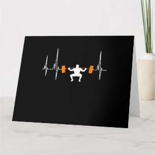 Carte Barbell Poids Heartbeat Bodybuilding