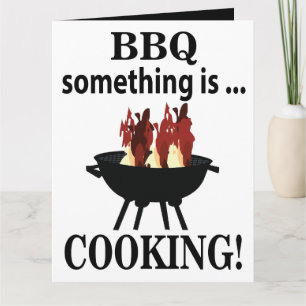 Carte Barbeque Cook Chef Funny Bbq Salutation