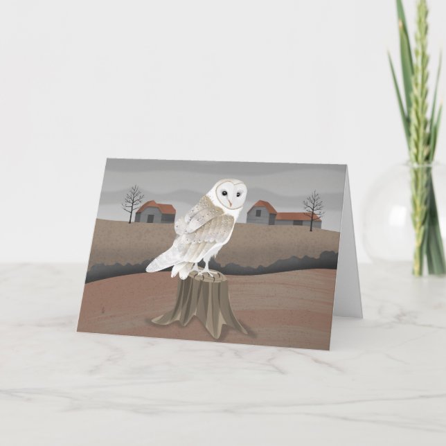 Carte Barn Owl (Devant)