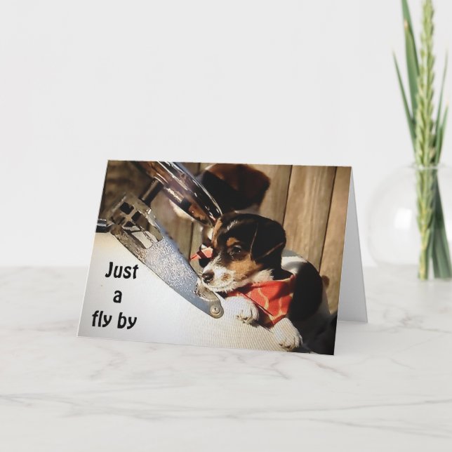 Carte BARNSTORMING RUSSELL TERRIORS DIT HEUREUX 40ème (Devant)