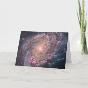 Carte Barred Spiral Galaxy Messier 83.