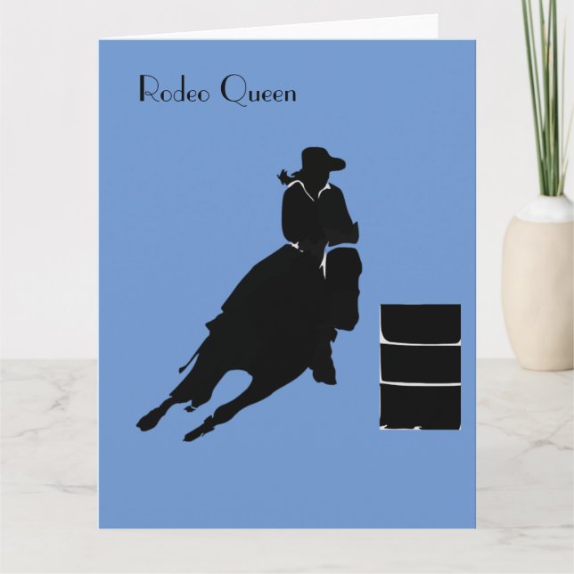 Carte Barrel Racer (Devant)