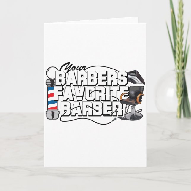 Carte Barres Favorite Barbier (Devant)