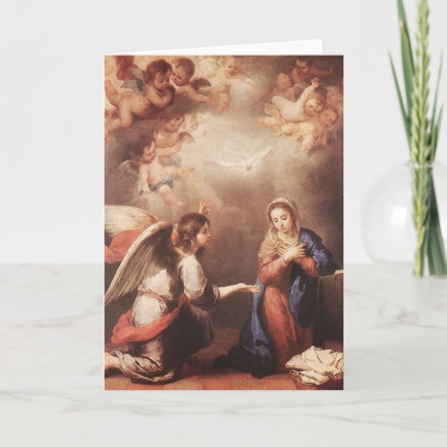 Carte Bartolome Murillo - l'Anunciation (Devant)