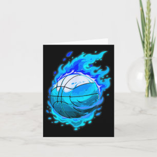 Carte Baseball avec Flamme Bleue
