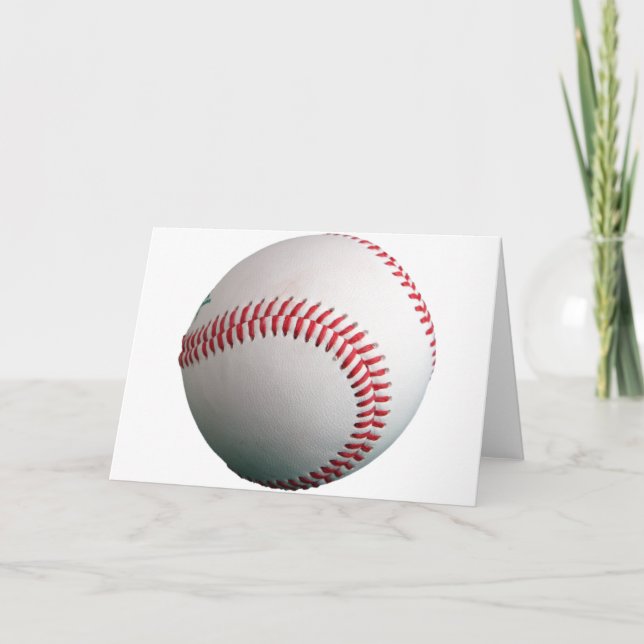 Carte Baseball entièrement personnalisable (Devant)