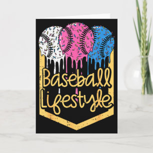 Carte Baseball Lifestyle Ball Sprinkles Drip Garçons Enf