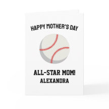 Baseball Mom Happy Mothers Day