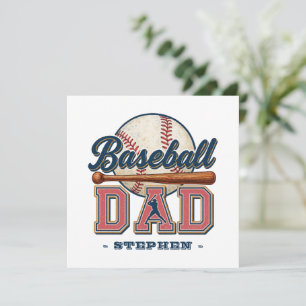 Carte Baseball Papa - Classique