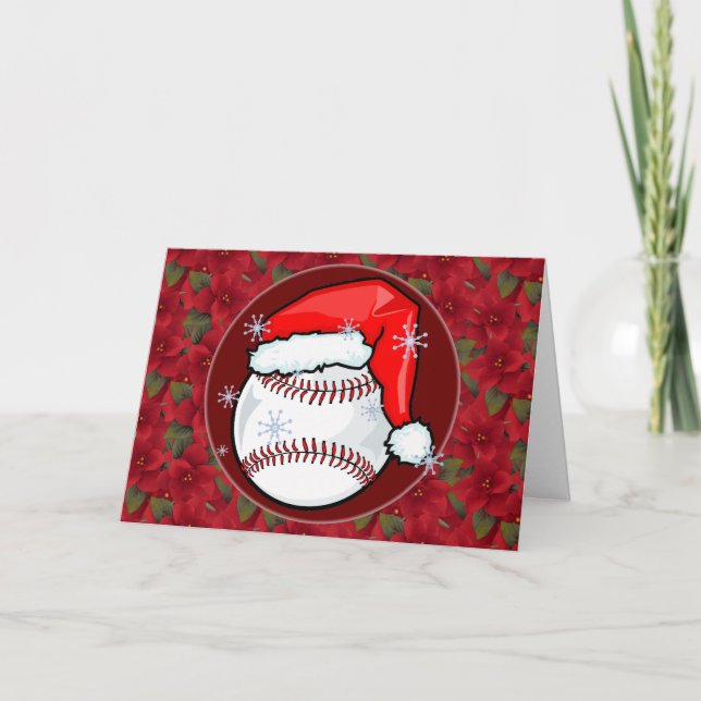 Carte - Baseball Père Noël décoratif (Devant)
