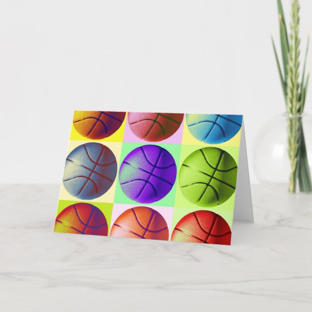 Carte Basket-ball d'art de bruit (Devant)