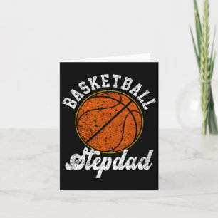 Carte Basket-ball Stepdad Basketball Lover Fête des père