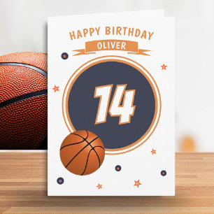 Carte Basketball Joyeux Anniversaire Sports
